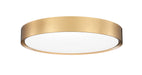 Flush Mount Z-Lite 1014F20-MGLD-LED Modern Gold Kawan 1 Light Flush Mount Z-Lite