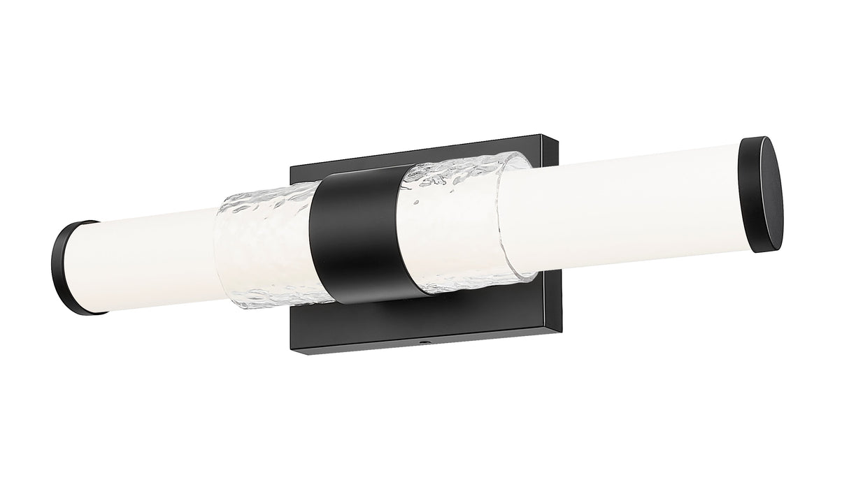 Vanity Z-Lite 1015-18W-MB-LED Matte Black Egon 1 Light Vanity Z-Lite