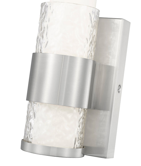 Wall Sconce Z-Lite 1015-1S-BN-LED Brushed Nickel Egon 1 Light Wall Sconce Z-Lite