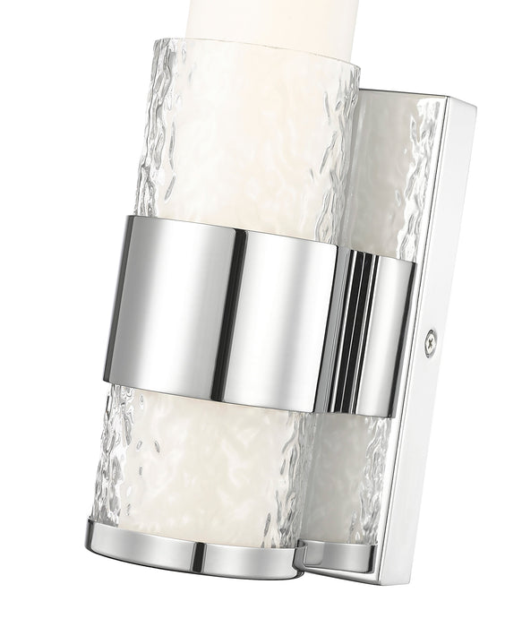 Wall Sconce Z-Lite 1015-1S-CH-LED Chrome Egon 1 Light Wall Sconce Z-Lite