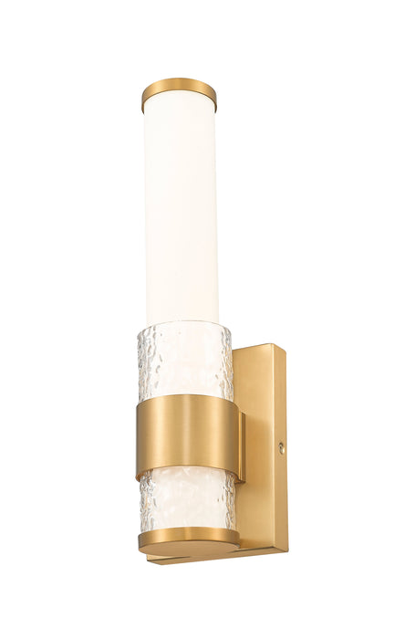 Wall Sconce Z-Lite 1015-1S-MGLD-LED Modern Gold Egon 1 Light Wall Sconce Z-Lite