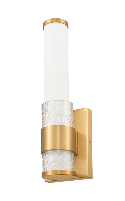 Wall Sconce Z-Lite 1015-1S-MGLD-LED Modern Gold Egon 1 Light Wall Sconce Z-Lite