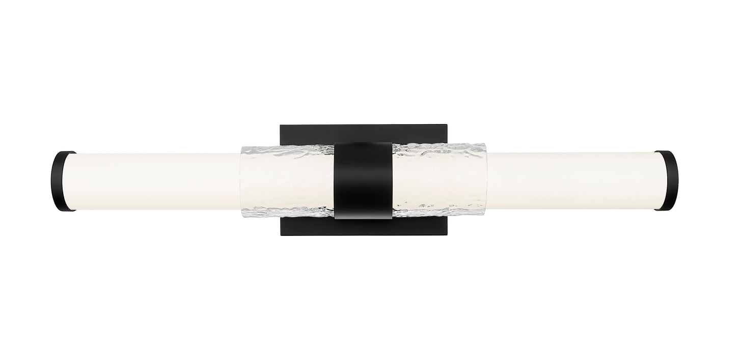 Vanity Z-Lite 1015-25W-MB-LED Matte Black Egon 1 Light Vanity Z-Lite