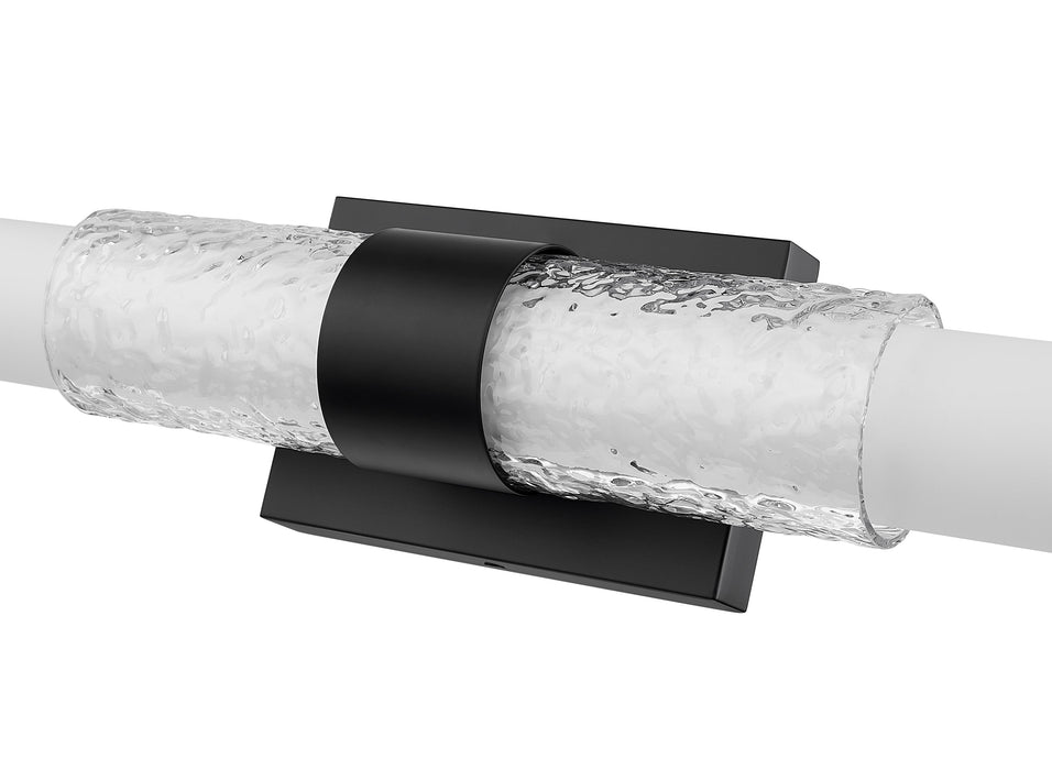 Vanity Z-Lite 1015-25W-MB-LED Matte Black Egon 1 Light Vanity Z-Lite