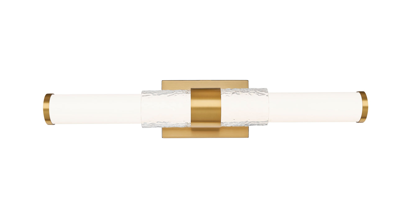 Vanity Z-Lite 1015-25W-MGLD-LED Modern Gold Egon 1 Light Vanity Z-Lite