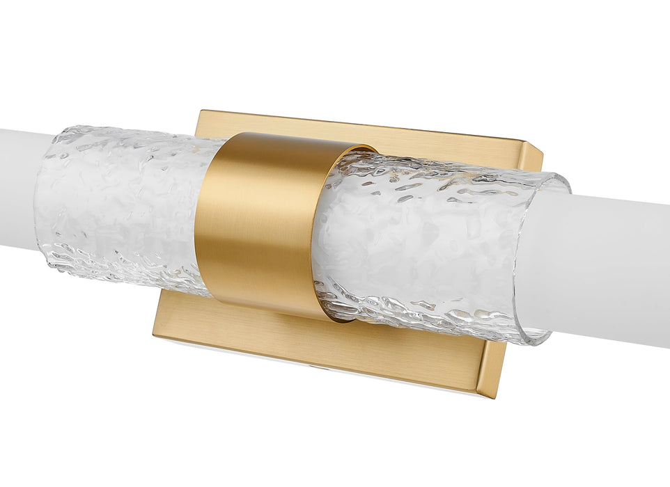 Vanity Z-Lite 1015-25W-MGLD-LED Modern Gold Egon 1 Light Vanity Z-Lite