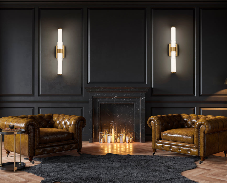 Vanity Z-Lite 1015-25W-MGLD-LED Modern Gold Egon 1 Light Vanity Z-Lite