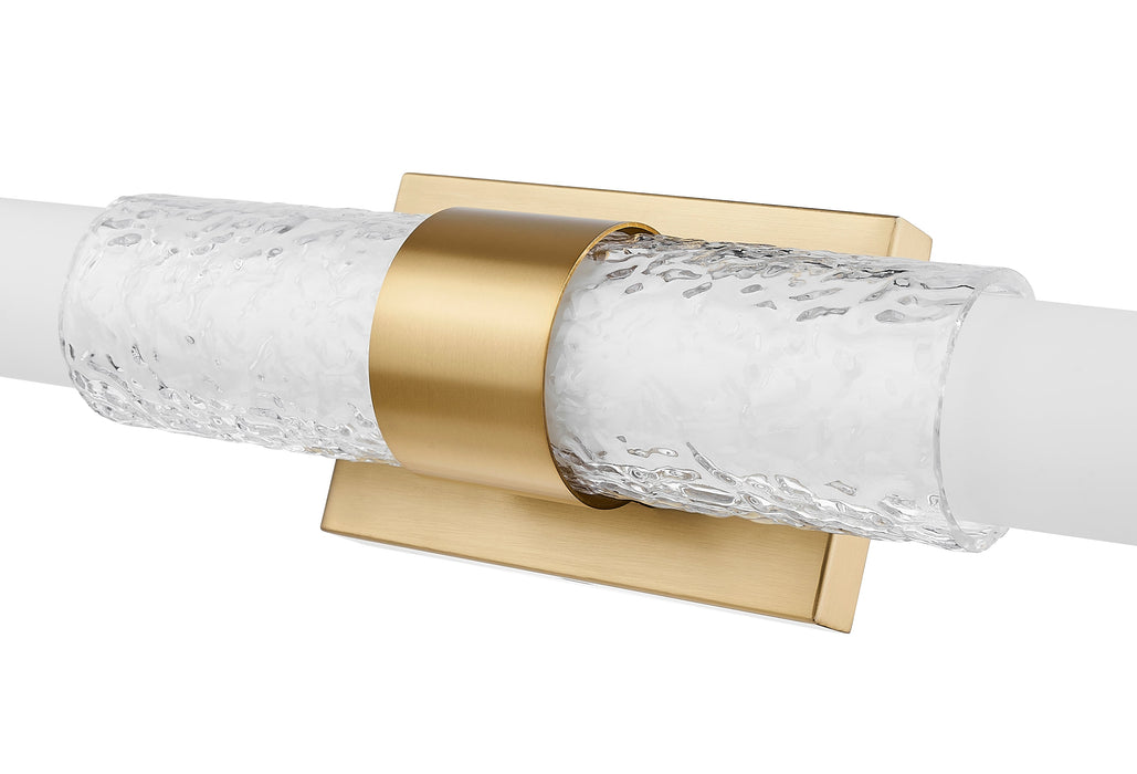 Vanity Z-Lite 1015-32W-MGLD-LED Modern Gold Egon 1 Light Vanity Z-Lite