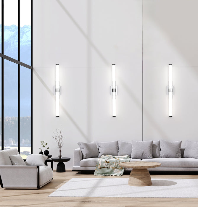 Vanity Z-Lite 1015-40W-CH-LED Chrome Egon 1 Light Vanity Z-Lite