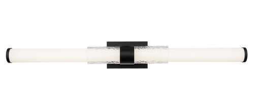 Vanity Z-Lite 1015-40W-MB-LED Matte Black Egon 1 Light Vanity Z-Lite