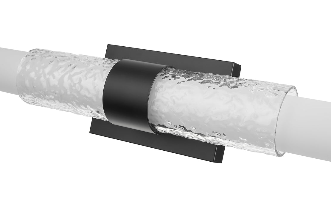 Vanity Z-Lite 1015-40W-MB-LED Matte Black Egon 1 Light Vanity Z-Lite