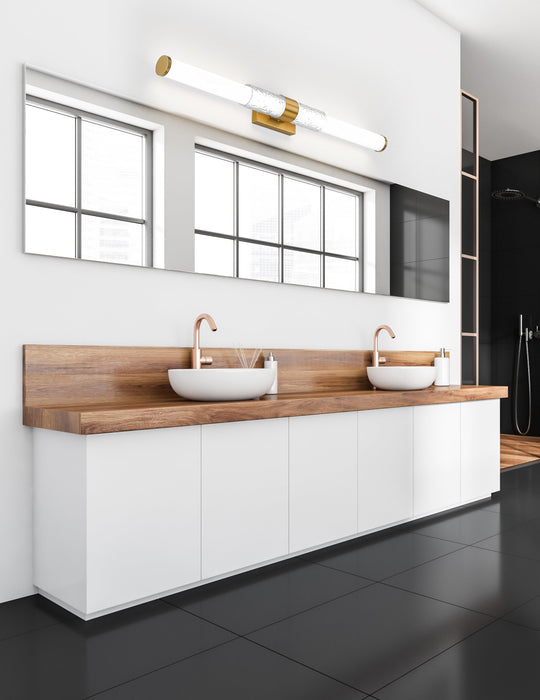 Vanity Z-Lite 1015-40W-MGLD-LED Modern Gold Egon 1 Light Vanity Z-Lite