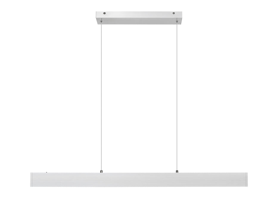 Linear Chandelier Z-Lite 1016-45L-BN-LED Brushed Nickel Hudson 1 Light Linear Chandelier Z-Lite