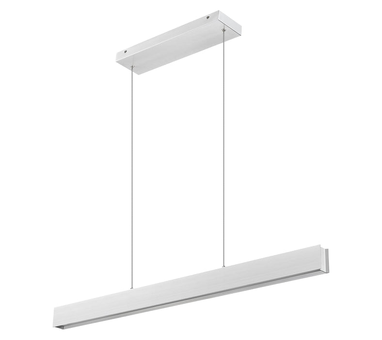 Linear Chandelier Z-Lite 1016-45L-BN-LED Brushed Nickel Hudson 1 Light Linear Chandelier Z-Lite