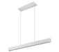 Linear Chandelier Z-Lite 1016-45L-BN-LED Brushed Nickel Hudson 1 Light Linear Chandelier Z-Lite
