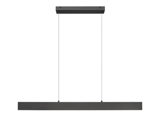 Linear Chandelier Z-Lite 1016-45L-MB-LED Matte Black Hudson 1 Light Linear Chandelier Z-Lite