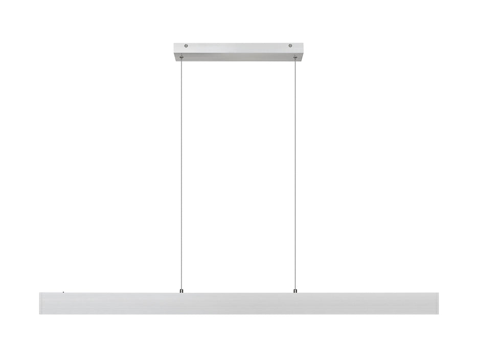 Linear Chandelier Z-Lite 1016-55L-BN-LED Brushed Nickel Hudson 1 Light Linear Chandelier Z-Lite