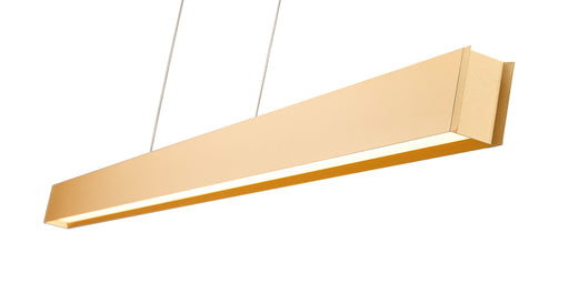 Linear Chandelier Z-Lite 1016-55L-GLD-LED Gold Hudson 1 Light Linear Chandelier Z-Lite
