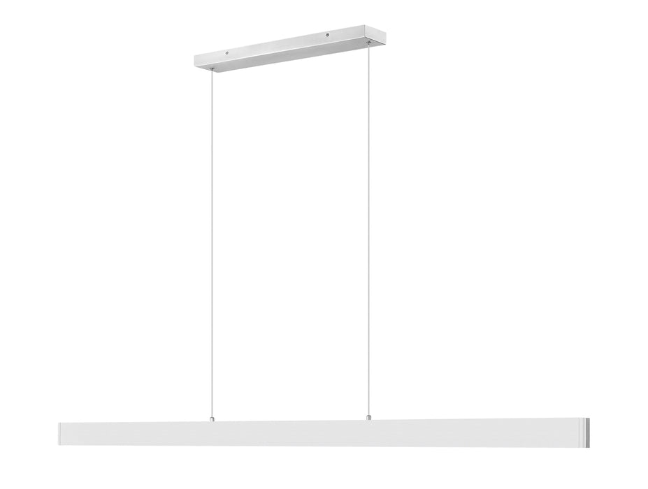 Linear Chandelier Z-Lite 1016-72L-BN-LED Brushed Nickel Hudson 1 Light Linear Chandelier Z-Lite