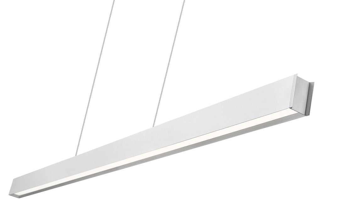 Linear Chandelier Z-Lite 1016-72L-BN-LED Brushed Nickel Hudson 1 Light Linear Chandelier Z-Lite