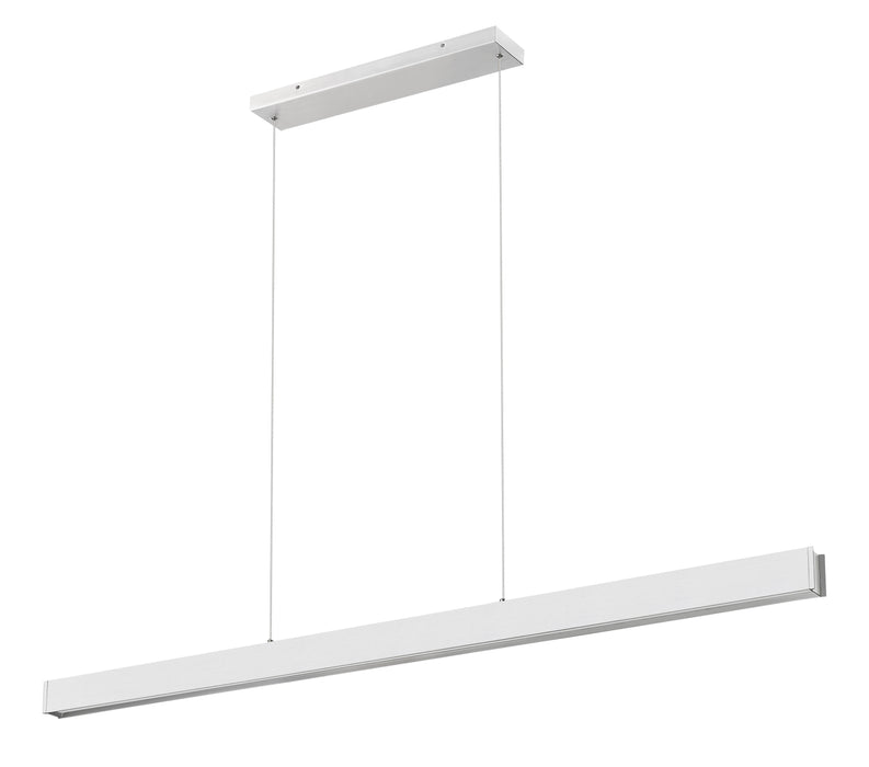 Linear Chandelier Z-Lite 1016-72L-BN-LED Brushed Nickel Hudson 1 Light Linear Chandelier Z-Lite