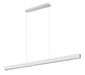 Linear Chandelier Z-Lite 1016-72L-BN-LED Brushed Nickel Hudson 1 Light Linear Chandelier Z-Lite