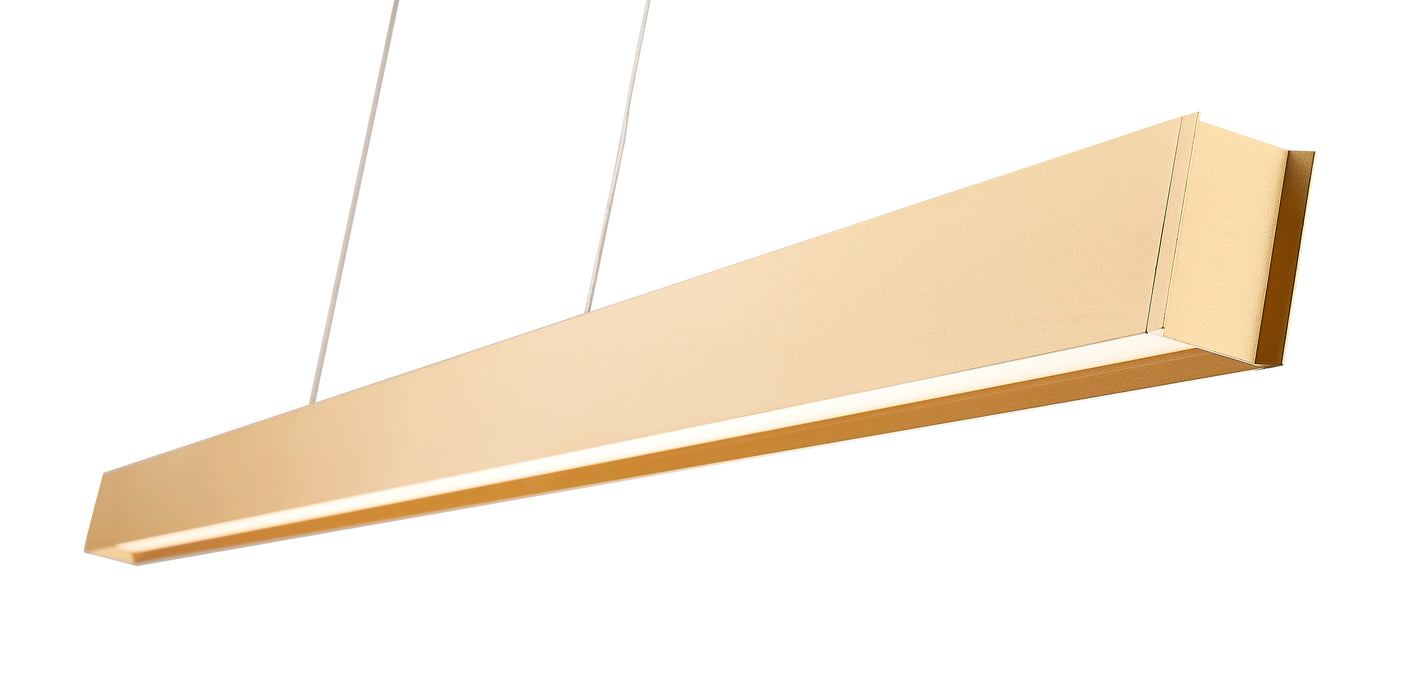 Linear Chandelier Z-Lite 1016-72L-GLD-LED Gold Hudson 1 Light Linear Chandelier Z-Lite