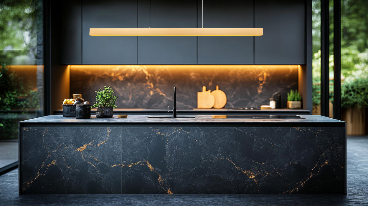 Linear Chandelier Z-Lite 1016-72L-GLD-LED Gold Hudson 1 Light Linear Chandelier Z-Lite