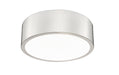Flush Mount Z-Lite 1017F12-BN-LED Brushed Nickel Coronado 1 Light Flush Mount Z-Lite