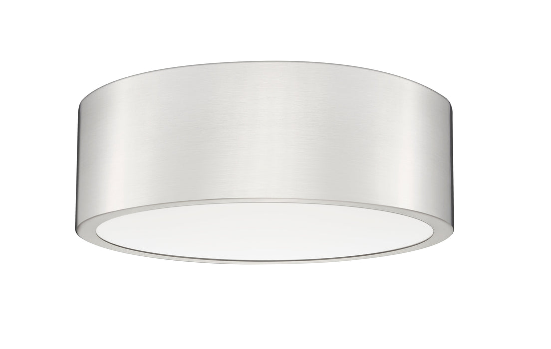 Flush Mount Z-Lite 1017F12-BN-LED Brushed Nickel Coronado 1 Light Flush Mount Z-Lite