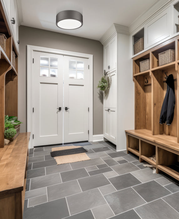 Flush Mount Z-Lite 1017F12-BRZ-LED Bronze Coronado 1 Light Flush Mount Z-Lite