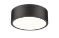 Flush Mount Z-Lite 1017F12-MB-LED Matte Black Coronado 1 Light Flush Mount Z-Lite