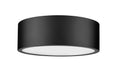 Flush Mount Z-Lite 1017F12-MB-LED Matte Black Coronado 1 Light Flush Mount Z-Lite