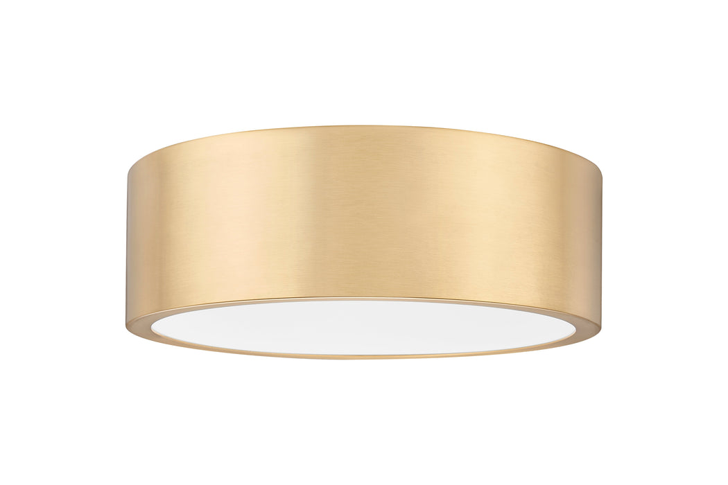 Flush Mount Z-Lite 1017F12-MGLD-LED Modern Gold Coronado 1 Light Flush Mount Z-Lite
