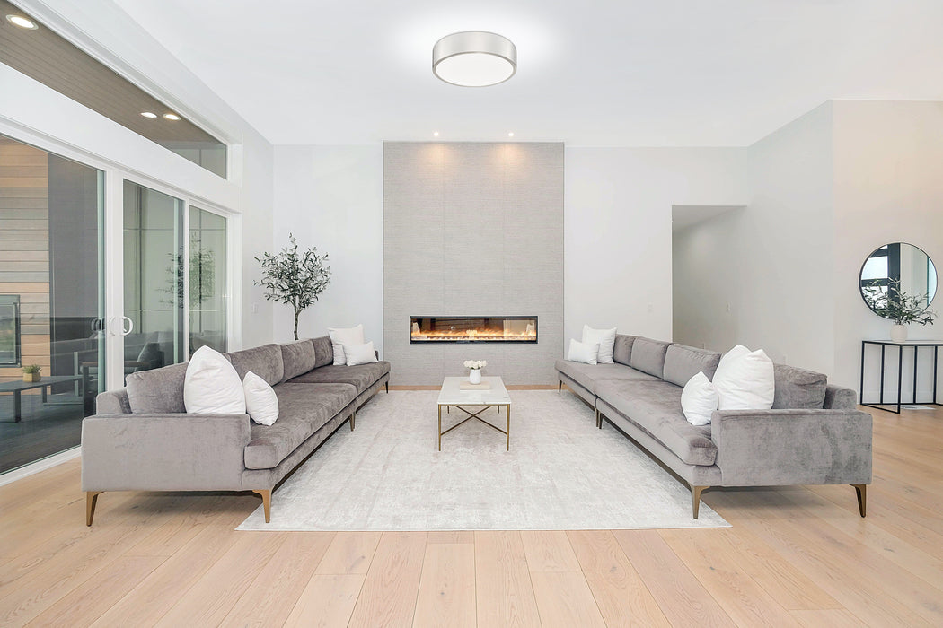 Flush Mount Z-Lite 1017F16-BN-LED Brushed Nickel Coronado 1 Light Flush Mount Z-Lite