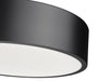 Flush Mount Z-Lite 1017F16-MB-LED Matte Black Coronado 1 Light Flush Mount Z-Lite