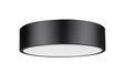 Flush Mount Z-Lite 1017F16-MB-LED Matte Black Coronado 1 Light Flush Mount Z-Lite