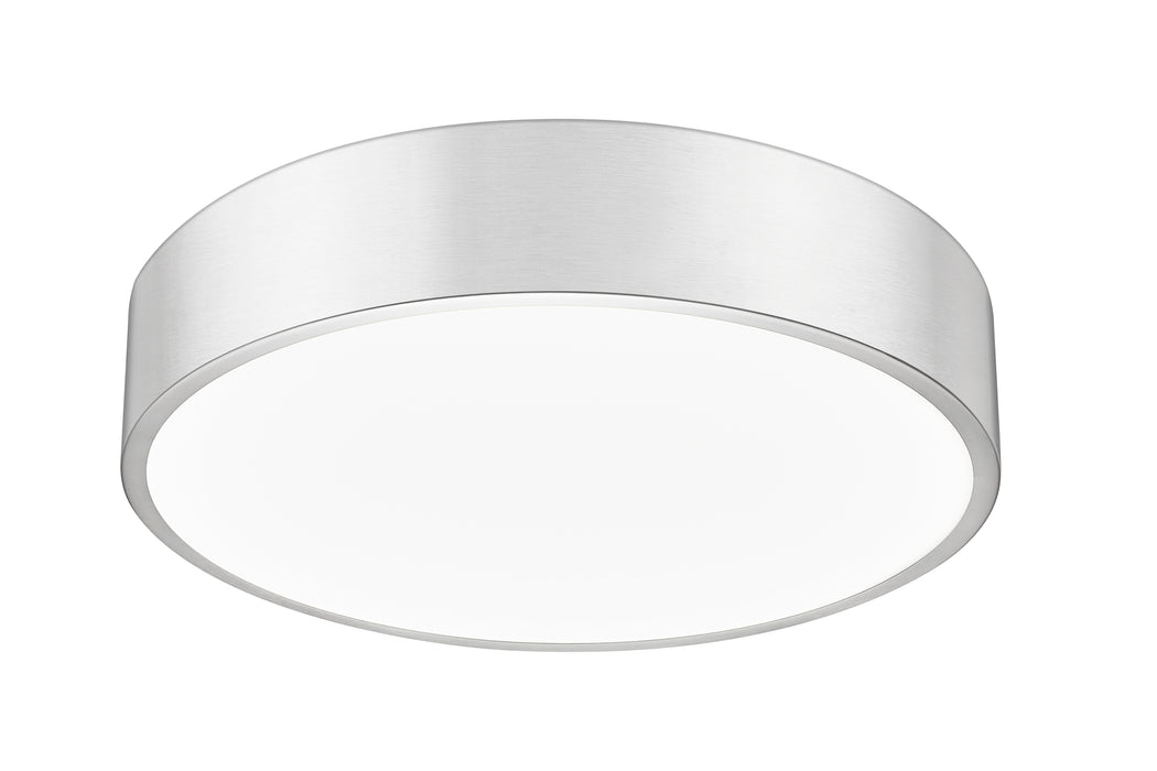 Flush Mount Z-Lite 1017F20-BN-LED Brushed Nickel Coronado 1 Light Flush Mount Z-Lite