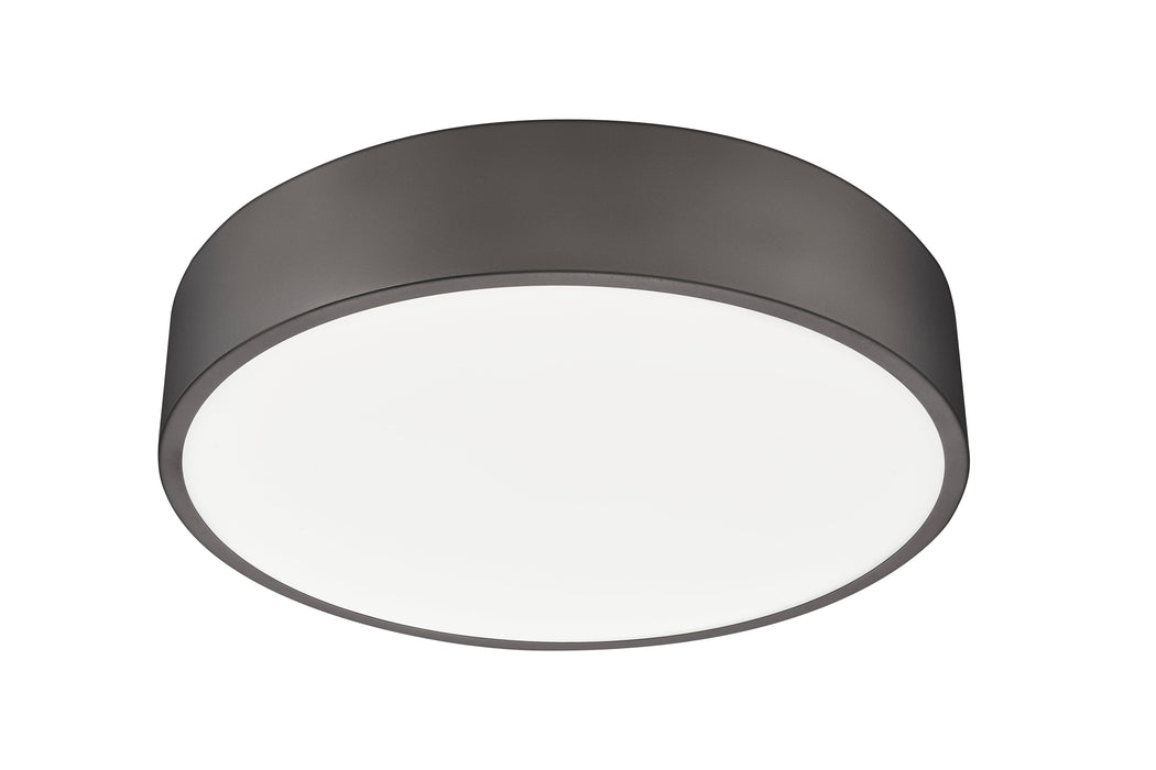 Flush Mount Z-Lite 1017F20-BRZ-LED Bronze Coronado 1 Light Flush Mount Z-Lite