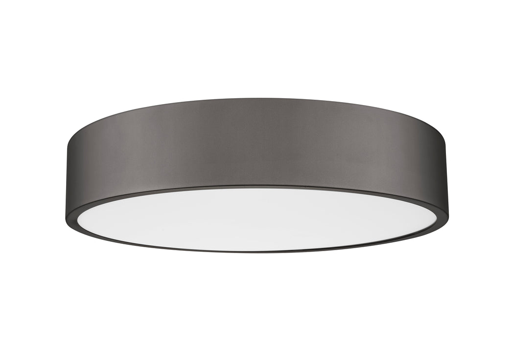 Flush Mount Z-Lite 1017F20-BRZ-LED Bronze Coronado 1 Light Flush Mount Z-Lite