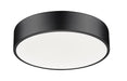 Flush Mount Z-Lite 1017F20-MB-LED Matte Black Coronado 1 Light Flush Mount Z-Lite