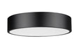 Flush Mount Z-Lite 1017F20-MB-LED Matte Black Coronado 1 Light Flush Mount Z-Lite