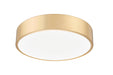 Flush Mount Z-Lite 1017F20-MGLD-LED Modern Gold Coronado 1 Light Flush Mount Z-Lite