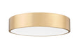 Flush Mount Z-Lite 1017F20-MGLD-LED Modern Gold Coronado 1 Light Flush Mount Z-Lite