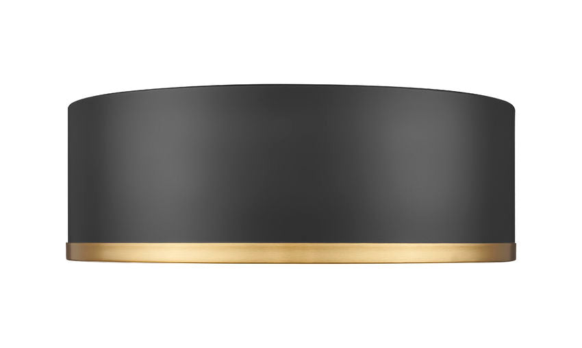 Z-Lite Bradley 12 Inch LED Flush Mount in White or Black