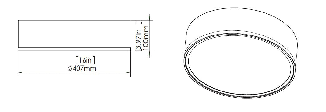 Flush Mount Z-Lite 1018F16-MW-MGLD-LED Matte White + Modern Gold Bradley 1 Light Flush Mount Z-Lite