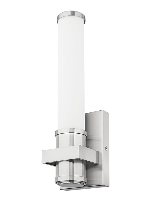 Wall Sconce Z-Lite 1019-1S-BN-LED Brushed Nickel Idris 1 Light Wall Sconce Z-Lite