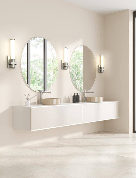 Wall Sconce Z-Lite 1019-1S-BN-LED Brushed Nickel Idris 1 Light Wall Sconce Z-Lite