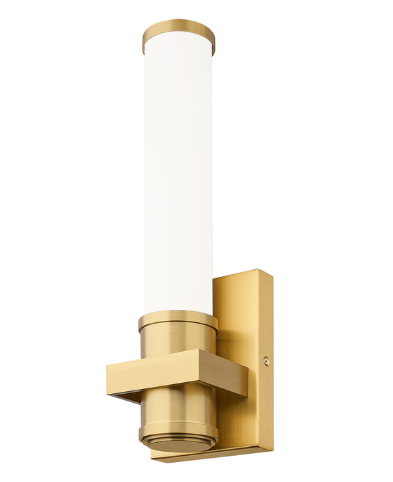 Wall Sconce Z-Lite 1019-1S-MGLD-LED Modern Gold Idris 1 Light Wall Sconce Z-Lite