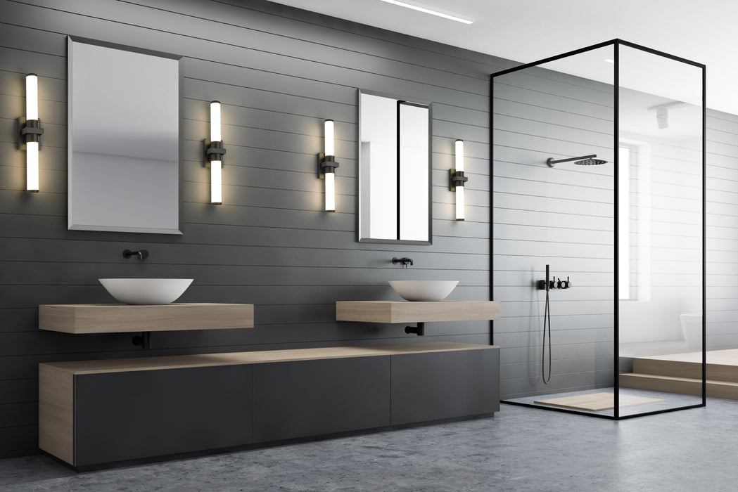 Vanity Z-Lite 1019-25W-MB-LED Matte Black Idris 1 Light Vanity Z-Lite